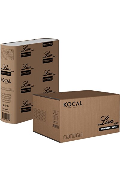 KOÇAL KAĞIT Liza Z Dispenser Havlu 120 Yaprak  12 Paket Koli