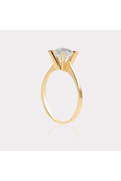 NAZ PIRLANTA ALTIN TEKTAŞ YÜZÜK