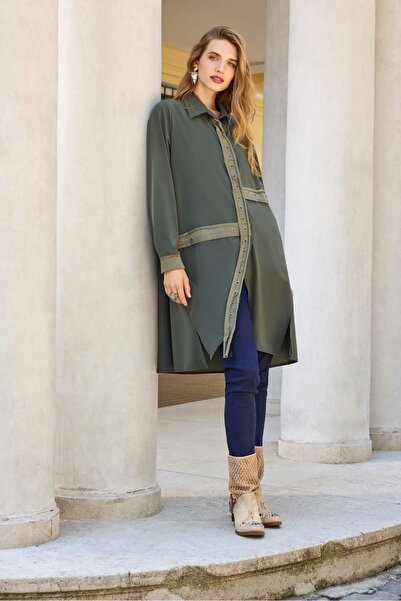 MissWhence Çıtçıtlı Gömlek Kap