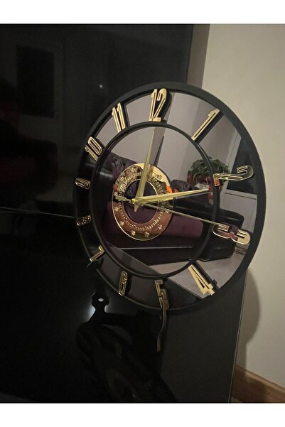 Nikadu Masa Saati & Duvar Saati Gold Rakam Mini 25cm