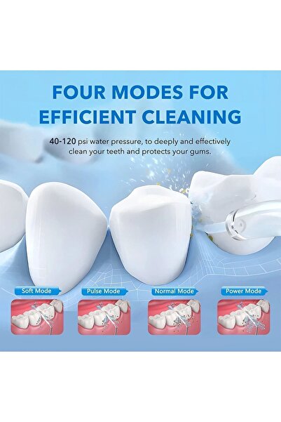 SMART BEST Diş Temizleme ve Beyazlatma Cihazı Yemek Sonrası Şarjlı Masajlı Diş Protez Bakımı Ve Ağız Duşu