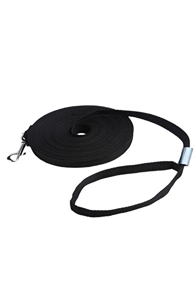 LİDERSAN ÇELİK Steel Pressed 5 Meters Dog Garden Tethering Leash Lead Strap Black
