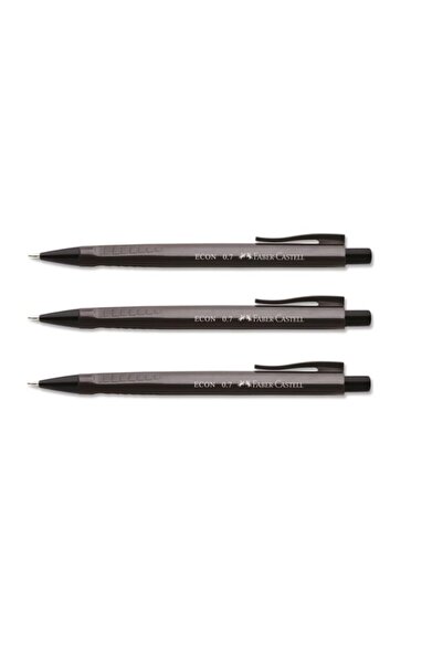 Faber Castell Econ 0.7 Kalem Siyah 3 Adet