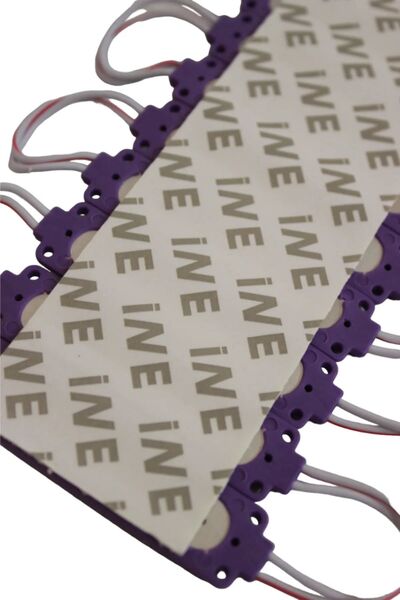 Genel Markalar Demir Led - Cob Led Modül Lensli 2 Watt 12 Volt Mor (10 ADET)