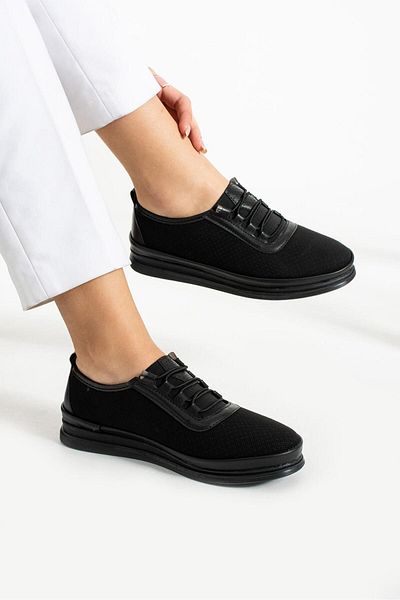 HKM shoes Balerina de zi cu zi, ușoare, sezoniere, confortabile, ortopedice complete, cu șireturi
