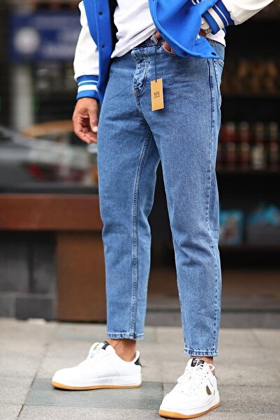 BDRMAN Boyfriend Mavi Renk Kot Pantolon