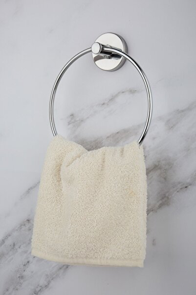 UG Home Χρώμιο δαχτυλίδι πετσέτας με στενό κάλυμμα θήκη για χαρτοπετσέτα τουαλέτας Κρεμάστρα ρόμπας 3 τεμαχίων σετ αξεσουάρ μπάνιου