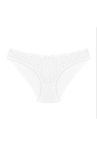 skycott 3 τεμάχια 100% βαμβακερά Modal Slip εσώρουχα με δαντέλα και φιόγκο (Σετ 3)