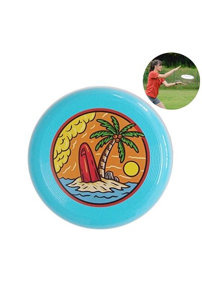 Boldy Palm Tree Pattern Frisbee - Frisbee - Shooting Game - Fun Throwing Game