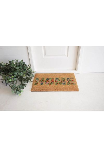ORCHID HOME PRINTED COIR DOORMAT 40X60 CM