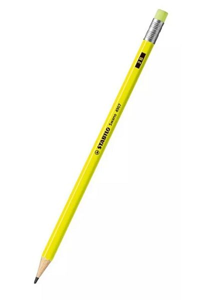 Stabilo Pencil with Neon Eraser 4907/2B