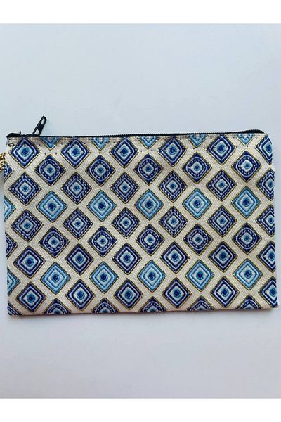 GALATA GIFT Portofel de damă cu ochi rău, fermoar elegant de mărime medie, portofel căptușit