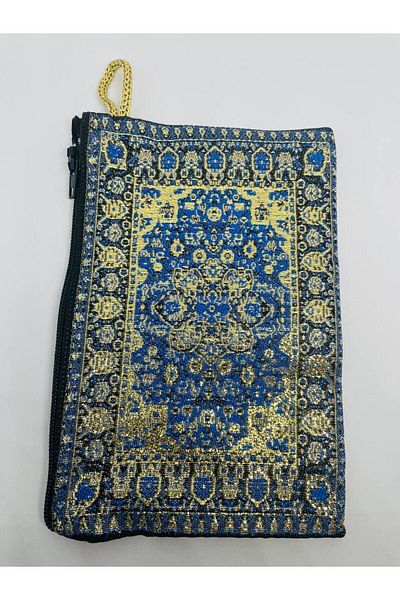 GALATA GIFT Women's Medium Size Wallet - Stylish, Zippered, Lined, Rug Patterned Coin Wallet 15x10