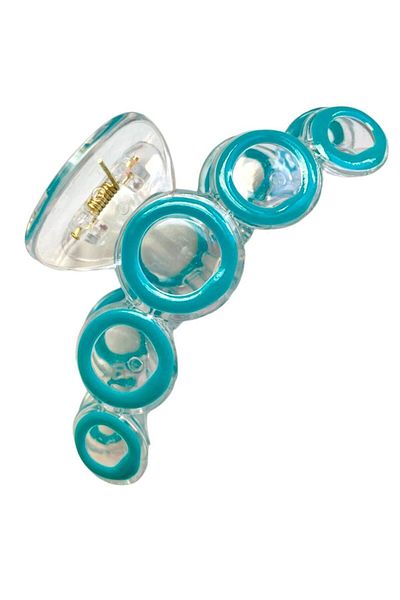 GALATA GIFT Black Latch Buckle, Large Size, Transparent Color, XL Round Figured Sturdy Buckle 10 cm