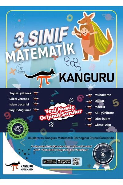 Kanguru Matematik 3. Sınıf Çalışma Kitabı + Dijital Kitap