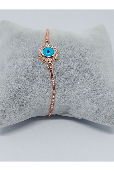 GALATA GIFT Steel Bracelet with Evil Eye, Elevator Bracelet