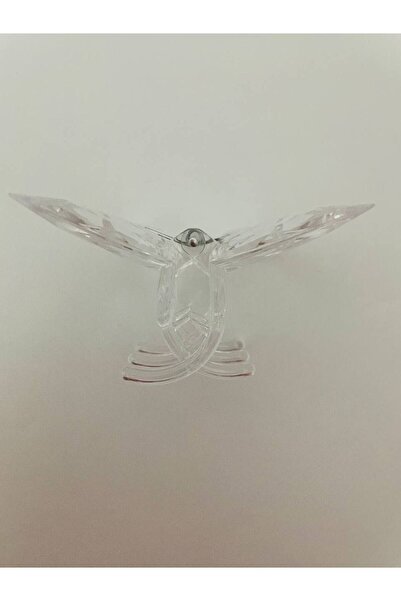 GALATA GIFT Πεταλούδα, Διάφανη, Νέας Γενιάς Μεγάλη Πόρπη 8cm, Στιβαρή Κλιπ μαλλιών με Μήκος Φτερού 4cm