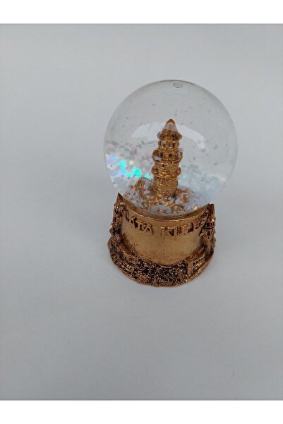 GALATA GIFT Galata Kulesi Kar Küresi, Kabartmalı Figürlü Kar Küresi, 7cm