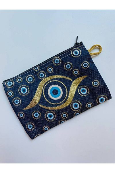 GALATA GIFT Portofel de damă de mărime medie - elegant, cu fermoar, căptușit, portofel pentru monede cu model Kilim 15x10
