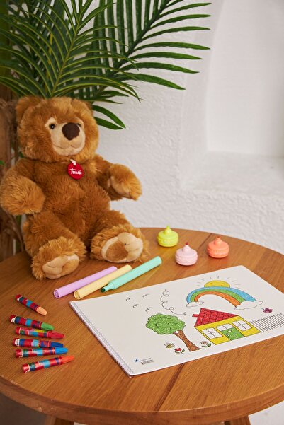 printkonsept كتاب صور حلزوني مقاس 23*33 سم للمدرسة - غطاء من الورق المقوى لمن...