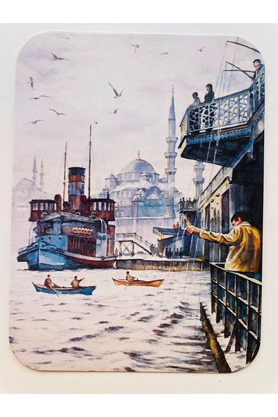 GALATA GIFT Θέμα Κωνσταντινούπολη, Νοσταλγικό, Kraft, Κάρτα, Καρτ ποστάλ, Καρτ ποστάλ, 16*11cm