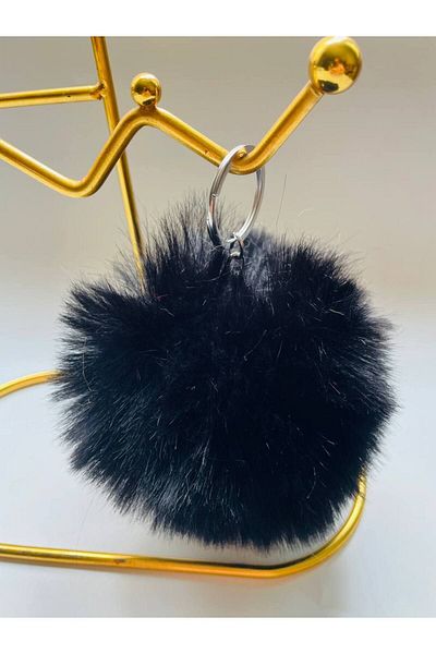 GALATA GIFT Μπρελόκ και αξεσουάρ τσάντας Pompom - Στολίδι καθρέφτη αυτοκινήτου με μαλακό πούπουλο