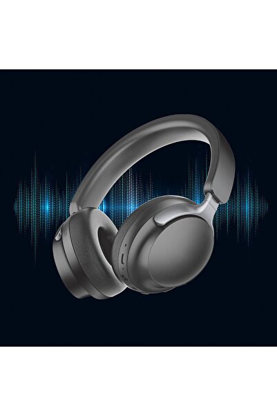 Lapas Aktif Gürültü Önleyici ANC Özellikli Kulak Üstü Bluetooth Kulaklık Lapa...