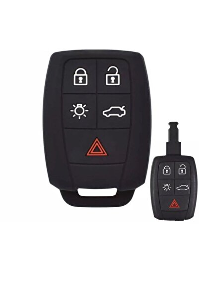 ŞENYILDIZ AKSESUAR فولفو S40 S60 C30 C70 V50 XC90 - غطاء حماية لمفتاح السيليك...