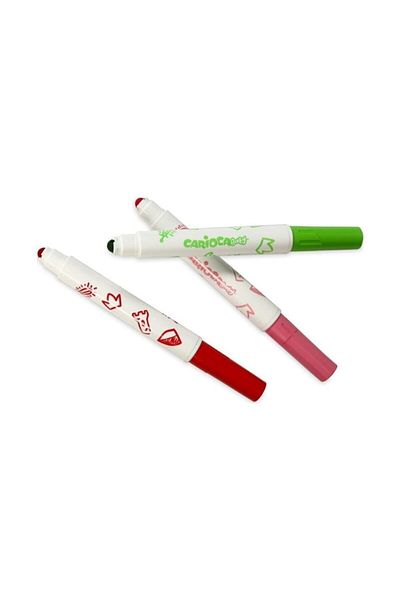 CARIOCA Jumbo Baby Super Washable Felt Tip Crayons 6 Pieces + 2 Years Old