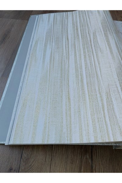 KMS HOME Parlak Gold Silinebilir Sade Duvar Kağıdı 16 M²