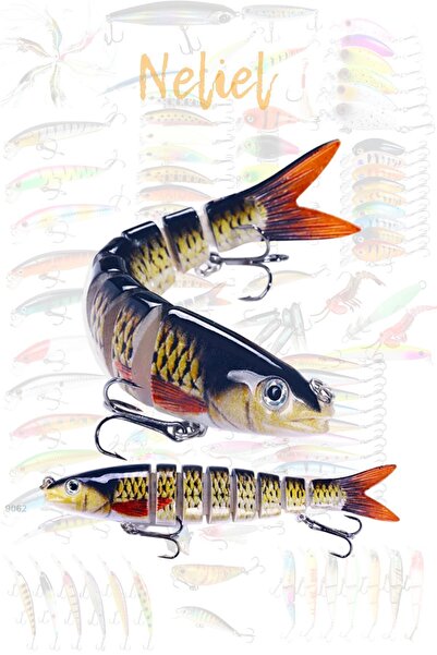 8 Joint 3d View Spin Rapala 19gr 13,5cm Fake Fish,model Fish Wobblers Swimbaiti Artificial Fish