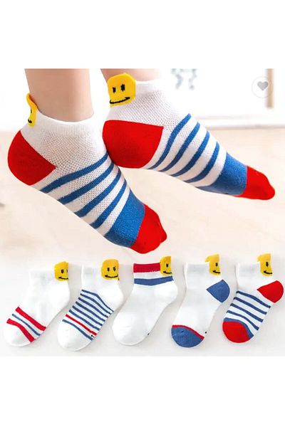 socksbox Сладки многоцветни детски чорапи с 5 чифта герои/компл.2