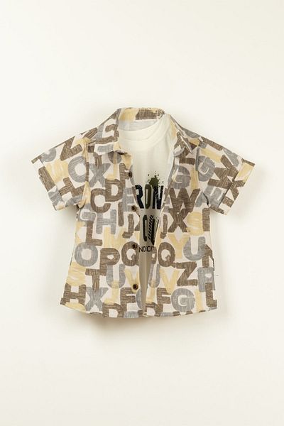 LULU Kids Boy's Sports Summer Top and Bottom Set 3 Pieces Model "Efe