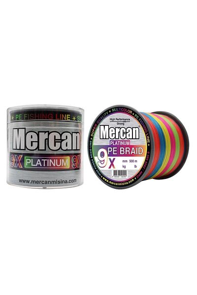 Mercan Pe Knitted Premium 9x Rope 500 M Fishing Line