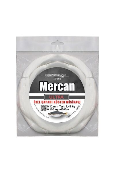 MERCAN MİSİNA Mercan Ultra(özel) Çapari Köstek Misinası 0,100 Kg