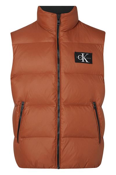 Calvin Klein Men's Brick Vest with Brand Logo Suitable for Daily Use J30j323473GAN