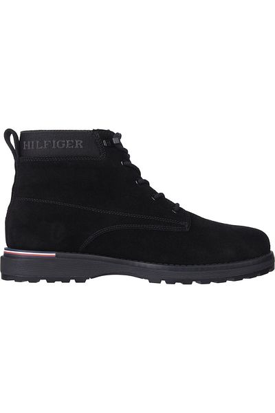 Tommy Hilfiger Cizme negre Tommy Hilfiger Pantofi pentru bărbați