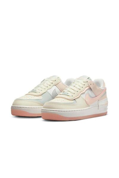Nike Air Force 1 Shadow Women's Cream Color Sneaker Shoes