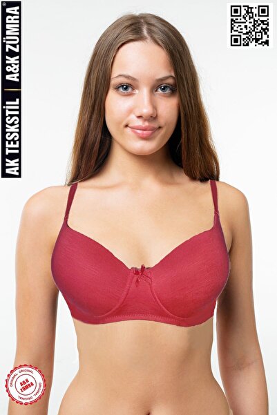 A&K ZÜMRA Crveni Sa žicom Podržani potpuno obloženi grudnjak
