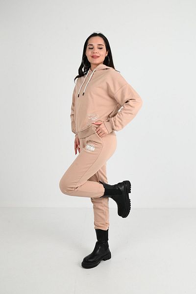 Koza Butik Γυναικείο Σετ φόρμας Wash Print Detailed 3932-24