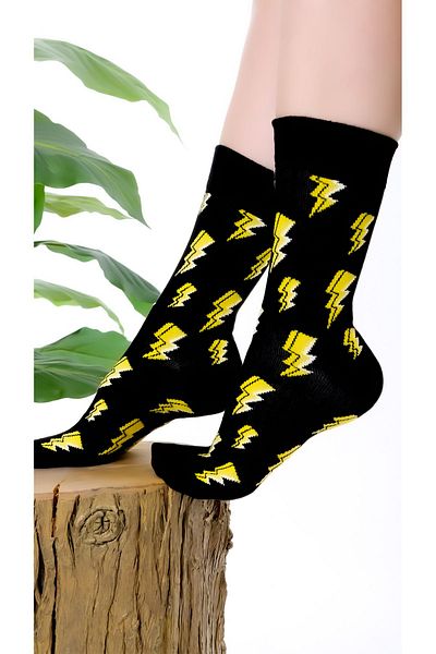 Socks Tunnel Unisex πολύχρωμες κάλτσες με αστραπή