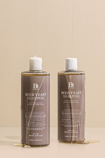Benton Beer Yeast Shampoo 500ml - Yeast Shampoo for Volume and Radiance