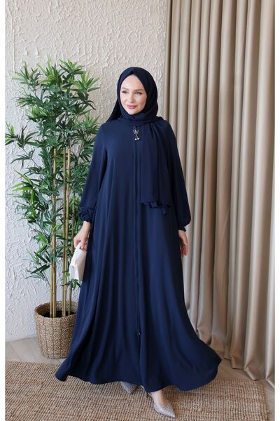 Butik MEDİNE İPEĞİ MEVLANA KESİM FERACE BOY 145 CM