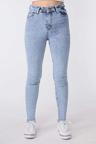 TOFİSA Blugi de damă Blue Skinny Lycra - Croială medie - 23657