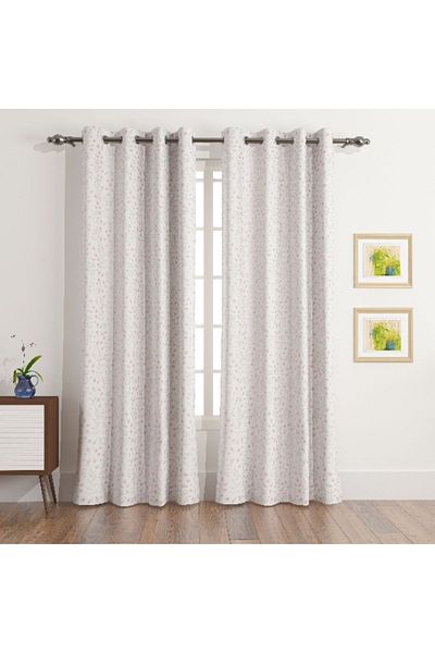 Home Box Hermione Chrsy 2-Piece Printed Curtain Set - 140x240 cm