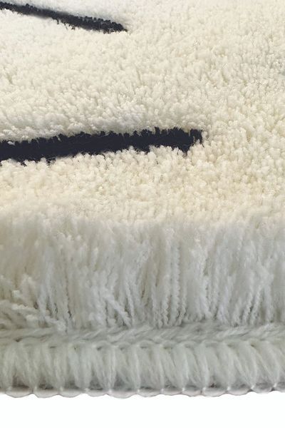 Chilai Home Bisquit Beige 70x120 cm Bathroom Rug Acrylic