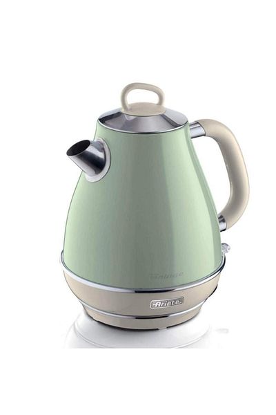 ARIETE Vintage Green 1.7 Liter Kettle And Two-Chamber Toaster