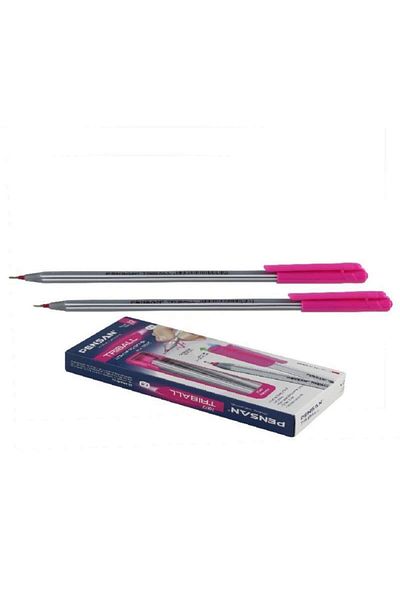 Pensan Pink 1.0 Mm Ball Nib Triball Pen - Pack of 12 1003
