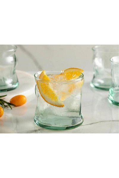 Paşabahçe 420224 Aware Amorphous Set of 6 340cc Water and Soft Drink Glasses Set