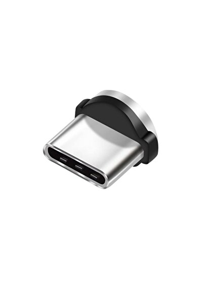 Microcase Yuvarlak Manyetik Mıknatıslı Şarj Kablosu Ucu Type-C-AL4636
